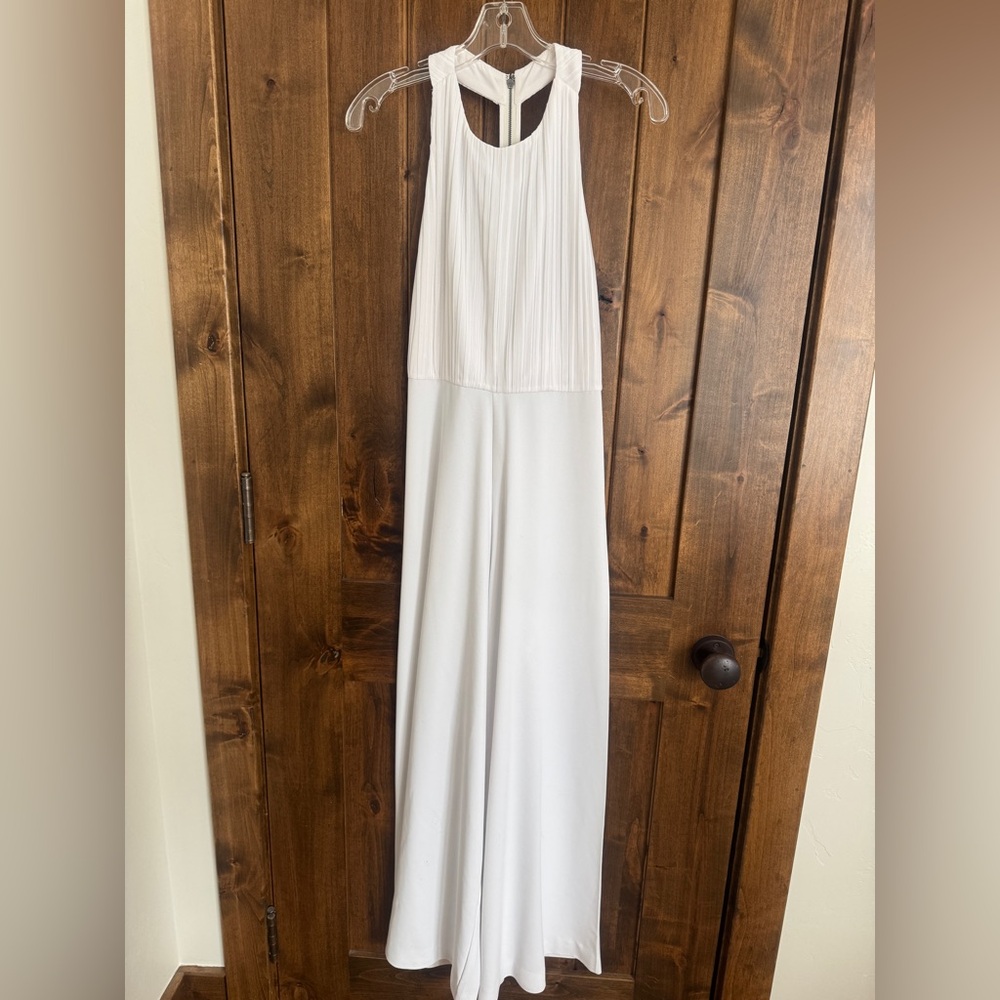 Alice and Olivia White Jumpsuit, size 4